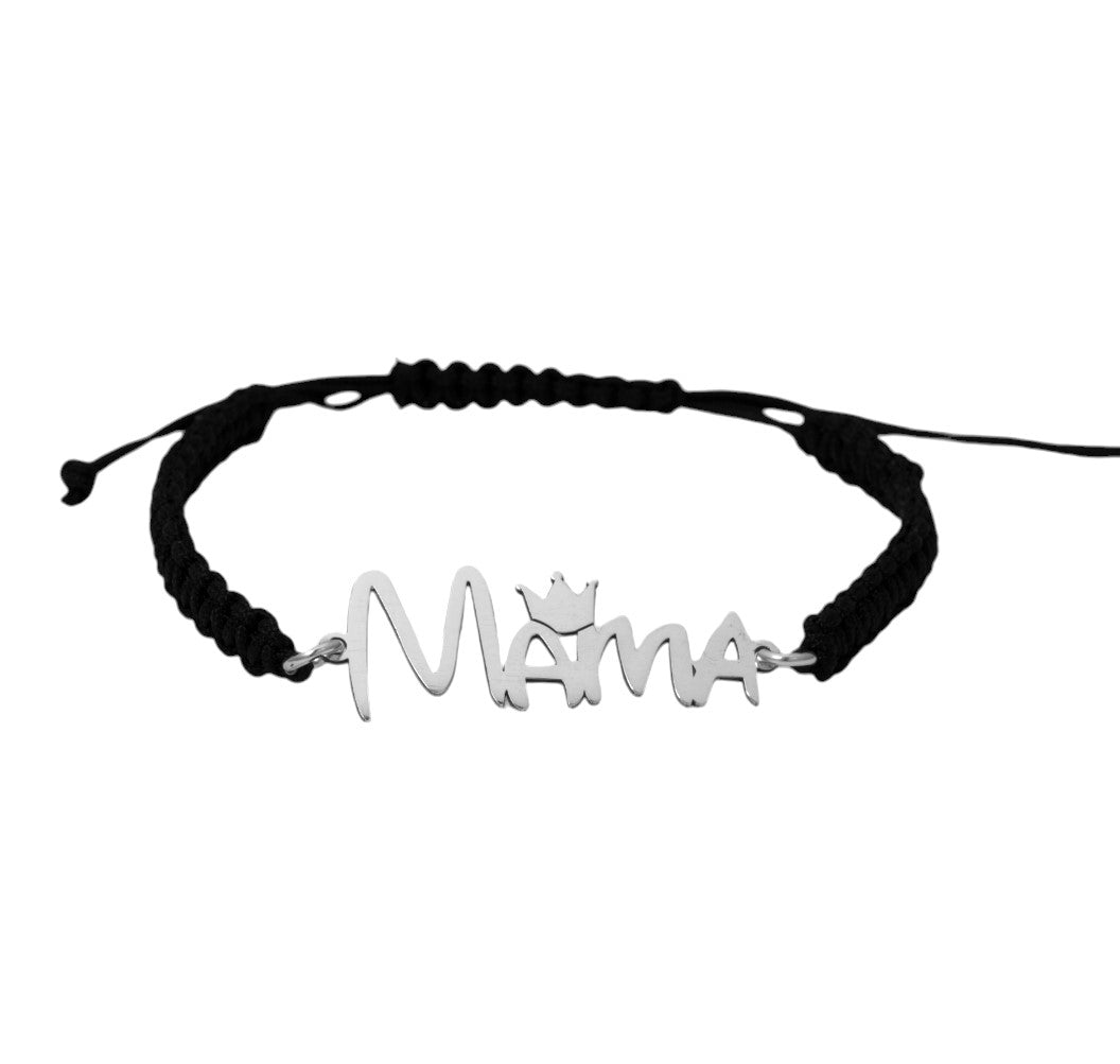 Pulsera de mamá con detalle de corona de reina, ideal para madres. Stock garantizado y envío en 24/48 horas.